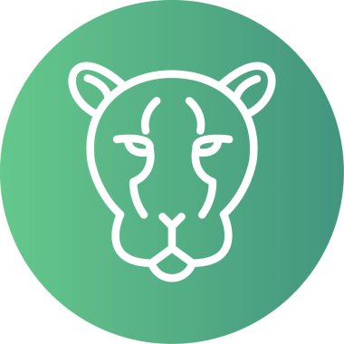 Keçi simgesinin vektör illüstrasyonu