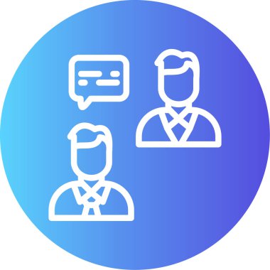 İnsan simgesinin vektör illüstrasyonu