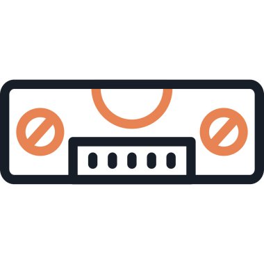 Güvenli kutu simgesi, vektör illüstrasyonu