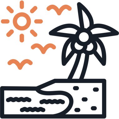 iklim ısınma ikonu