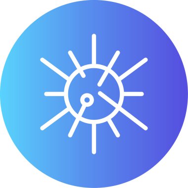 Güneş simgesinin vektör illüstrasyonu