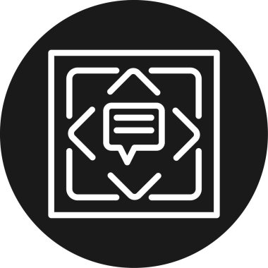 seo modern simgesinin vektör illüstrasyonu