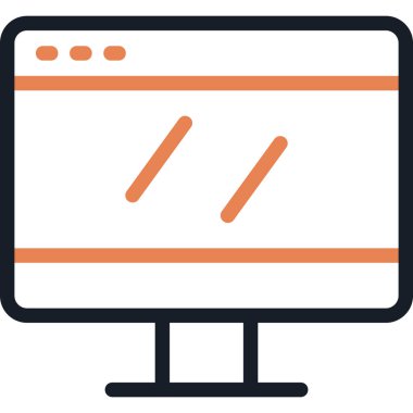 Web simgesi vektör illüstrasyonu