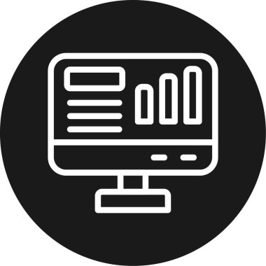 seo modern simgesinin vektör illüstrasyonu