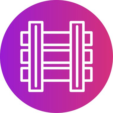 Bir b eksikliği simgesinin vektör çizimi