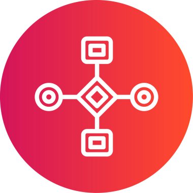 seo modern simgesinin vektör illüstrasyonu