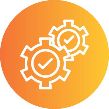 Teçhizat Web simgesi basit illüstrasyon