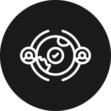 Bir b simgesinin vektör illüstrasyonu