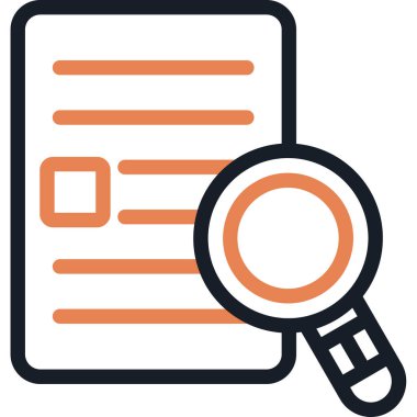 belge simgesi vektör illüstrasyonu