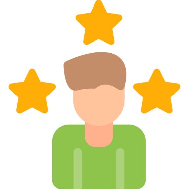 yıldız simgesi, vektör çizimi