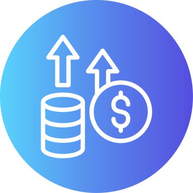 Dolar sikkeleri. Basit tasarım