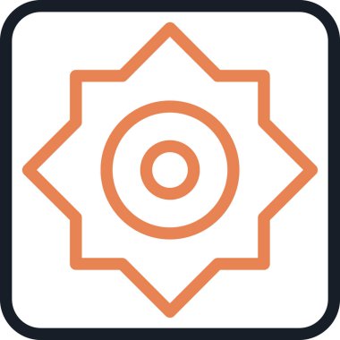 Teçhizat Web simgesi basit illüstrasyon