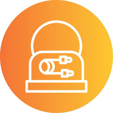 Kilit. Web simgesi basit illüstrasyon