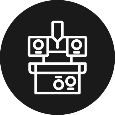 Modern b 'nin vektör illüstrasyonu eksik simgesi