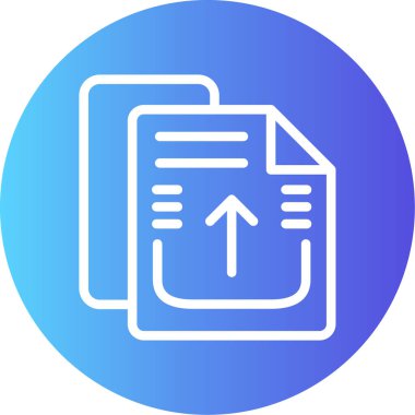 Dosya. Web simgesi basit illüstrasyon