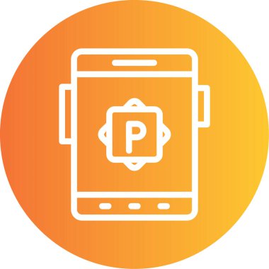 Uygulama simgesinin vektör illüstrasyonu