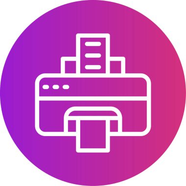 Bir kutu simgesinin vektör illüstrasyonu