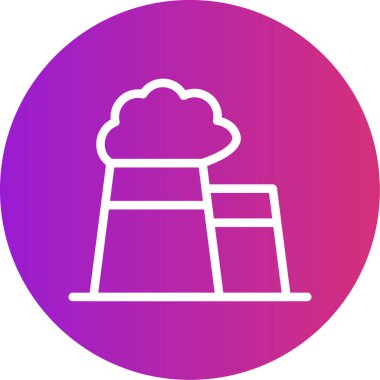 Modern yapı simgesinin vektör illüstrasyonu