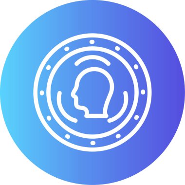 vektör başı illüstrasyonu