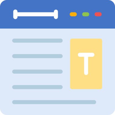 Kitap. Web simgesi basit illüstrasyon