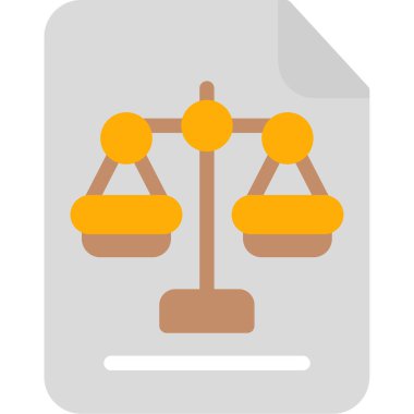 Tek bir dosya simgesinin vektör illüstrasyonu.