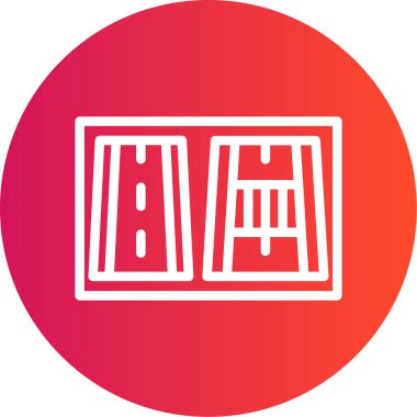 Bir binanın vektör illüstrasyonu