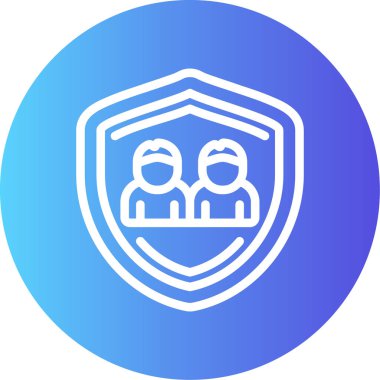 İnsan simgesinin vektör illüstrasyonu