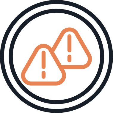 Alarm! Web simgesi basit illüstrasyon