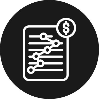 Dolar. Web simgesi basit illüstrasyon