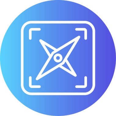 Pusula simgesi vektör resimlemesi