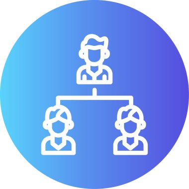 İş insanları simgesinin vektör illüstrasyonu