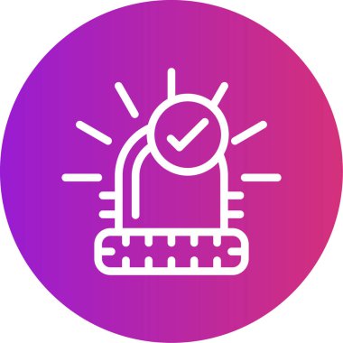 Alarm simgesinin vektör çizimi