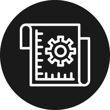 vektör ayarı simgesi, basit vektör illüstrasyonu