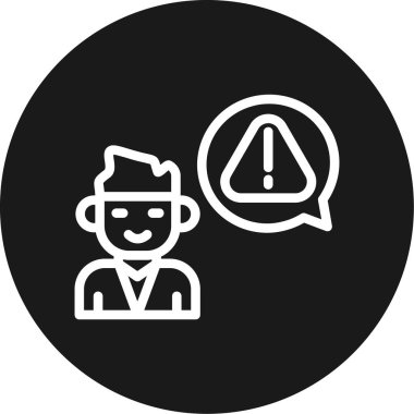 Modern simgenin vektör illüstrasyonu