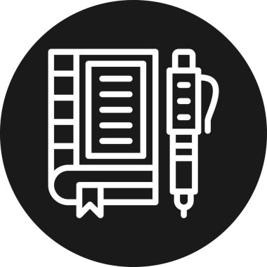 belge simgesi, vektör çizimi