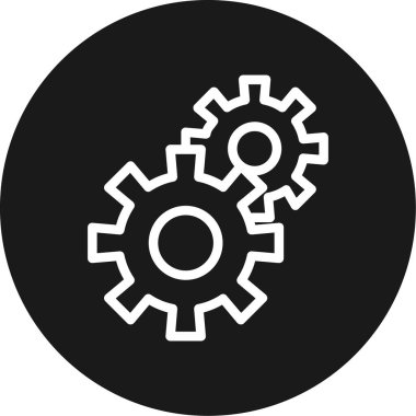 Vektör dişli simge tasarlamak