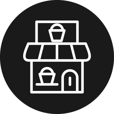 Gıda simgesinin vektör illüstrasyonu