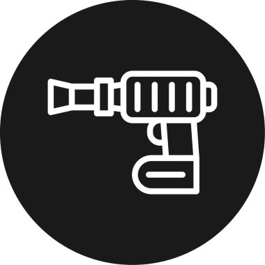 Modern oto tamir simgesinin vektör illüstrasyonu