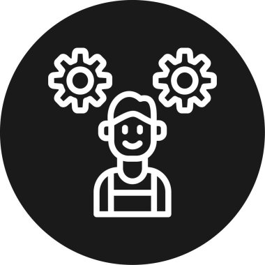 dişli vektör simgesi modern basit illüstrasyon