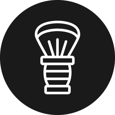 Ampul vektör satırı simgesi