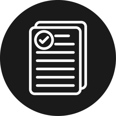 Vektör belgesi Simge illüstrasyonu