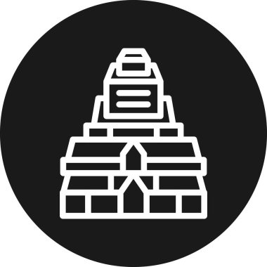 piramit piramit simgesi ana hat biçiminde