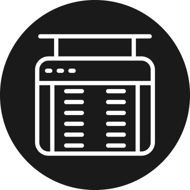 seo modern simgesinin vektör illüstrasyonu