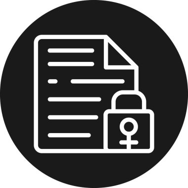 belge dosya simgesi, vektör illüstrasyonu