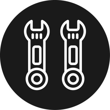 Modern otomatik simge eksikliğinin vektör illüstrasyonu