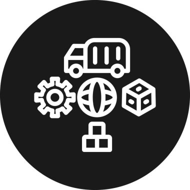 Vektör illüstrasyonu, simge ögesi arkaplanı