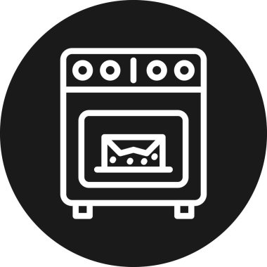 Mutfak makinesi simgesi. Beyaz arkaplanda izole edilmiş web tasarımı için mutfak makinesi vektör simgelerinin basit çizimi