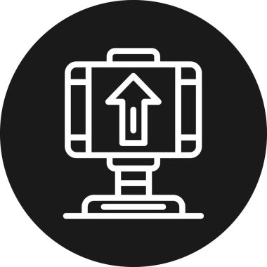 iş ve yönetim simgesi vektör illüstrasyonu