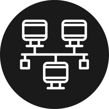 Veri Analizi Vektör Kabartma Simgesi Tasarımı