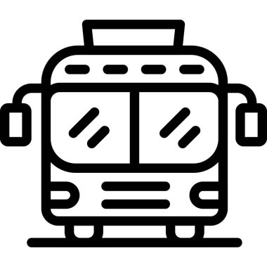 tren. Web simgesi basit tasarım